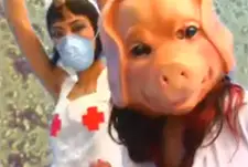 Via the surreal Swine Flu Quiz video.